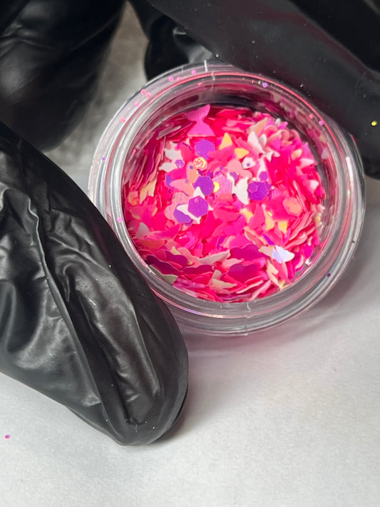 Assorted glitter - Pink