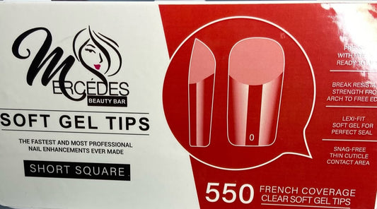 Gel X short square tips