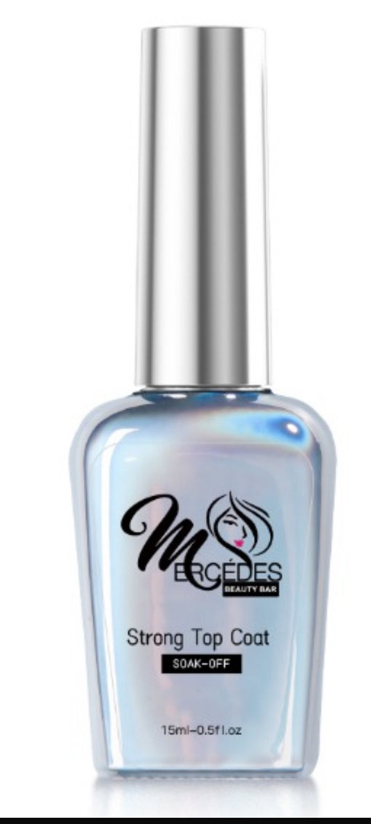 Strong gel top coat